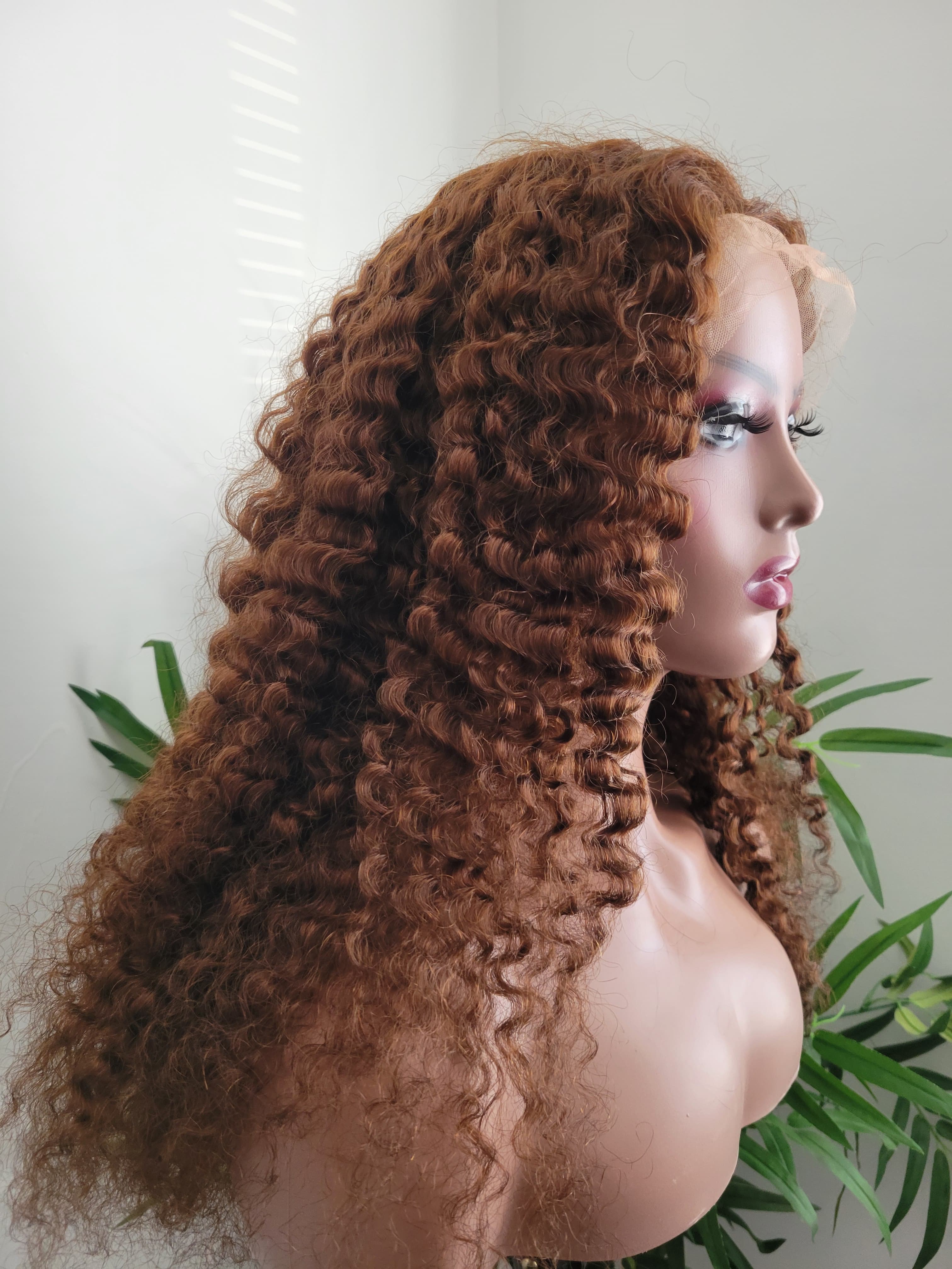 Cinnamon Honey Spiral Curls