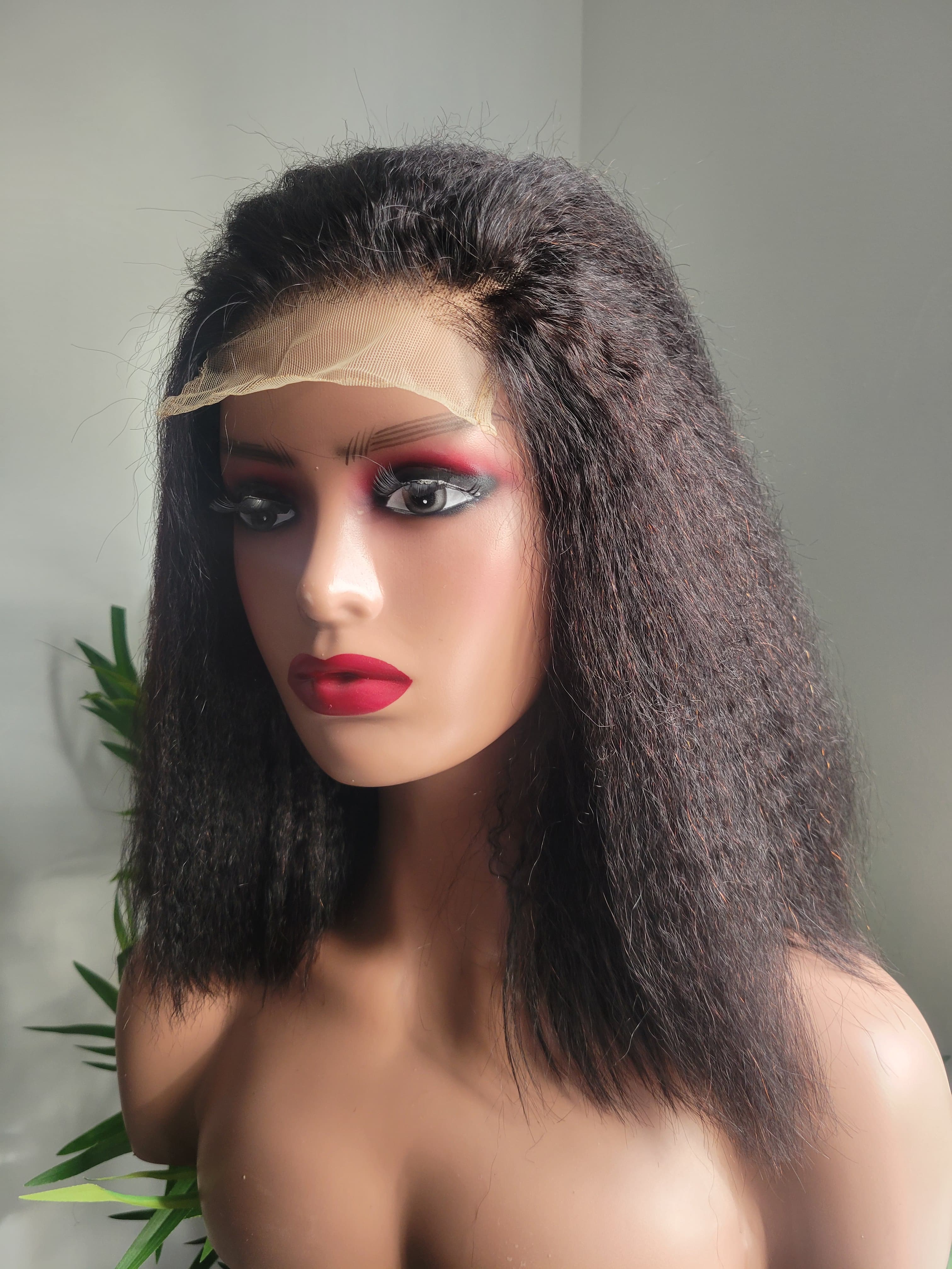 Kinky Straight Lace Wig