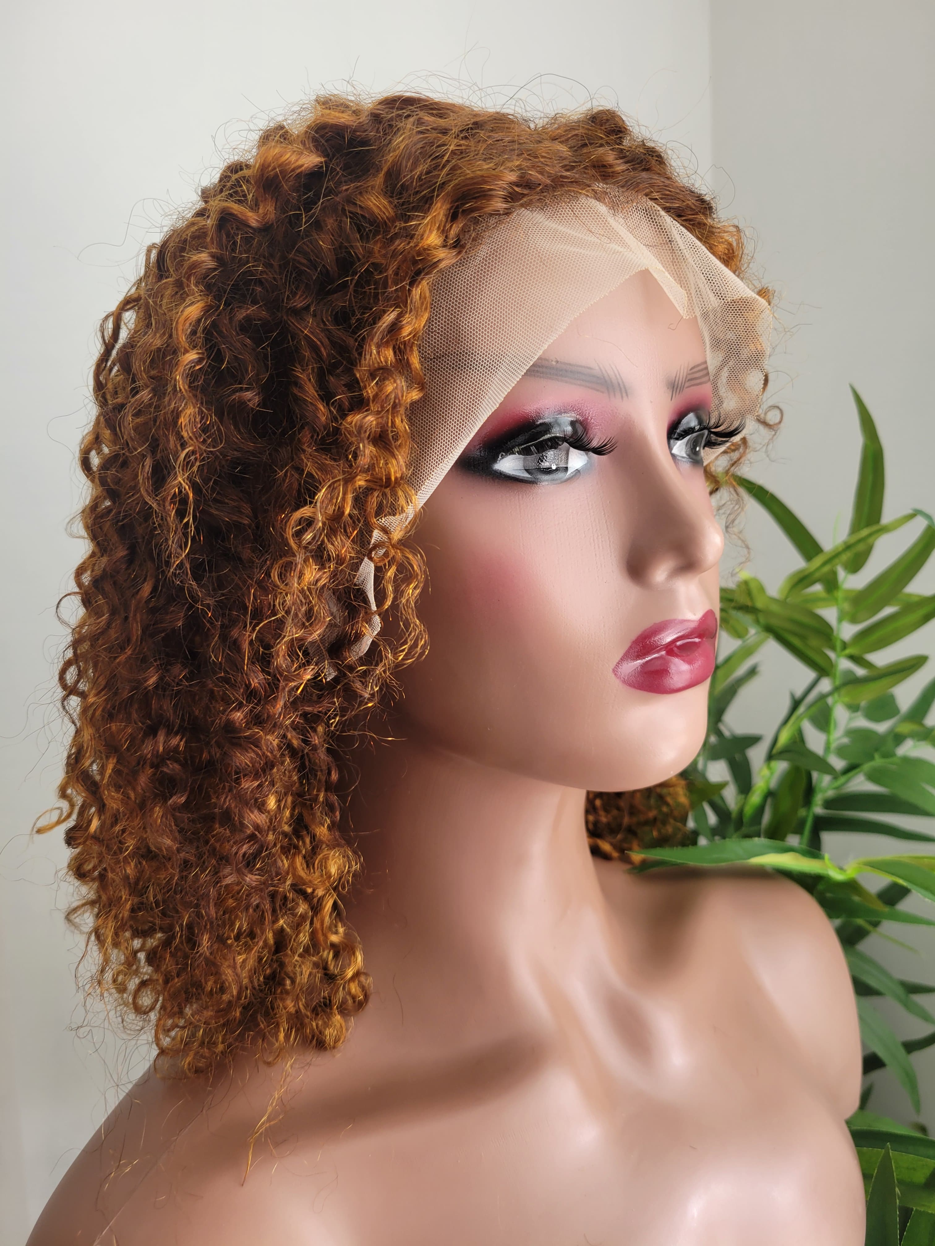 Pixie Cut Curly Lace Wig