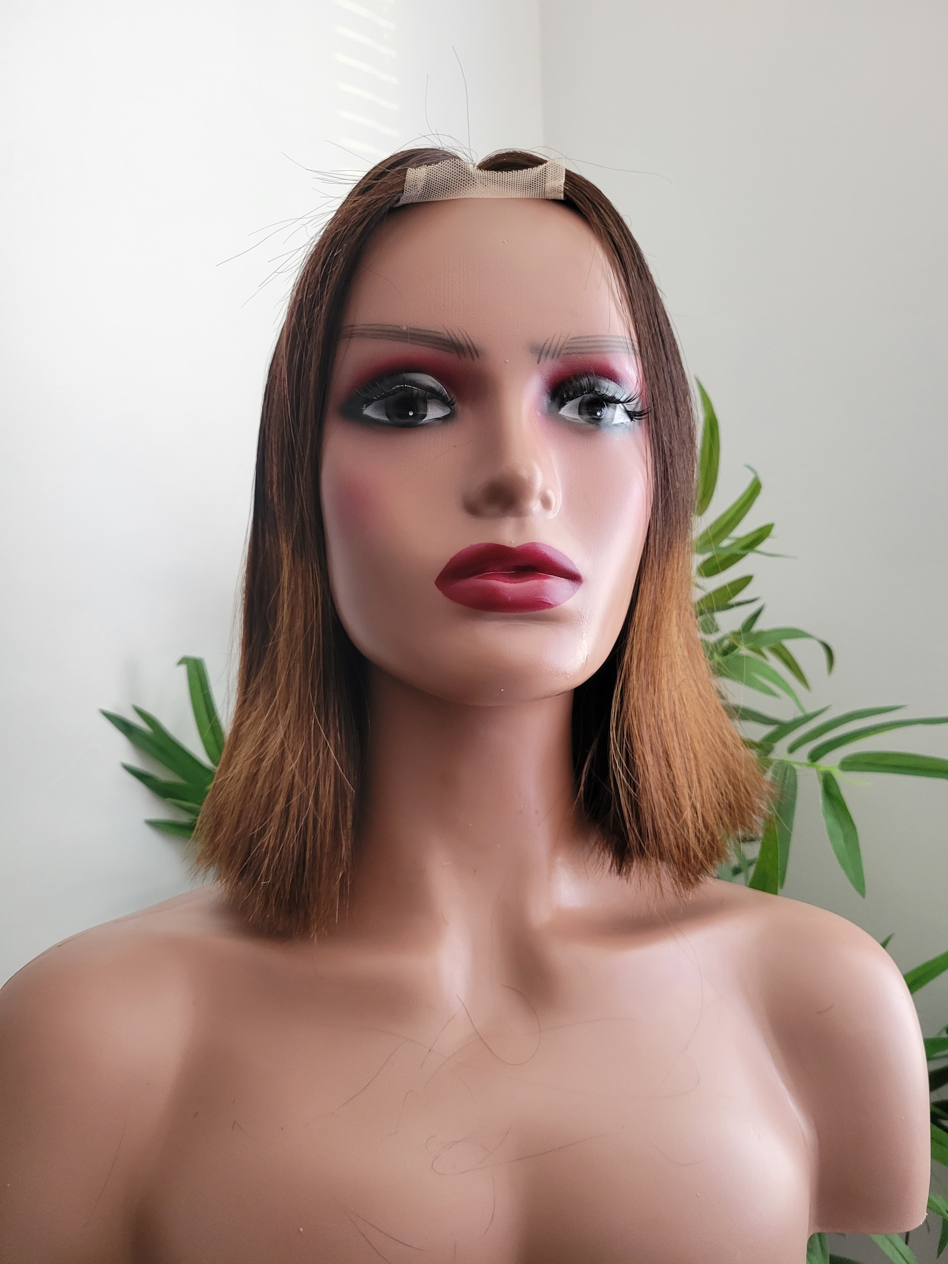 Mocha Melt Straight Bob Wig